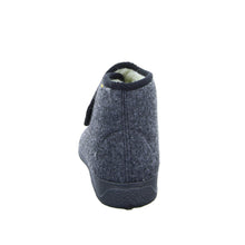 Laden Sie das Bild in den Galerie-Viewer, Intermax Herren Hoher Hausschuh mit Doppelklett, gefüttert Schurwolle, Filz anthrazit