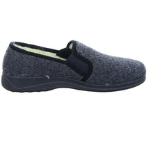 Laden Sie das Bild in den Galerie-Viewer, Intermax Herren Hausschuh gefüttert mit Schurwolle, anthrazit