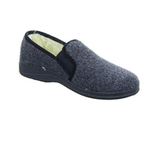 Laden Sie das Bild in den Galerie-Viewer, Intermax Herren Hausschuh gefüttert mit Schurwolle, anthrazit