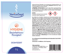 Laden Sie das Bild in den Galerie-Viewer, VeniceSept - Desinfektionsmittel / Handdesinfektionsmittel - 1l / 1000ml